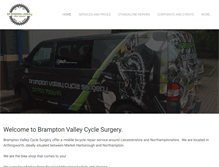 Tablet Screenshot of bramptonvalleycyclesurgery.co.uk